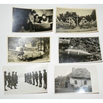 Set of Wehrmacht infantry soldier private photos. Eastern and western fronts.. Espenlaub militaria